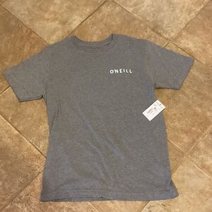 BNWT O'Neill Heather Gray Tee boys size large